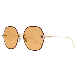 Pomellato Cabochon Sunglasses PM0091S 002 Gold 61mm